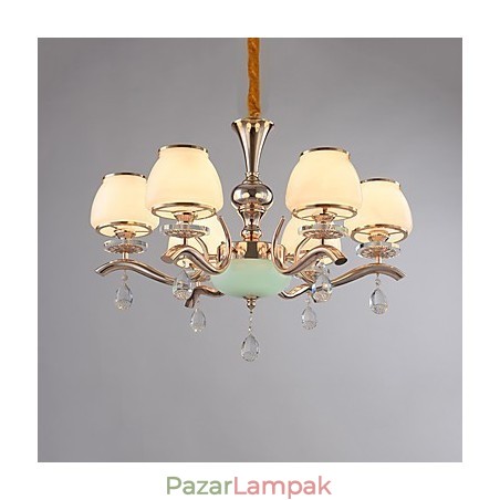 Csillár Modern, kortárs galvanizált funkció a Crystal Metal számára Csillár Modern, kortárs galvanizált funkció a Crystal Metal számára
