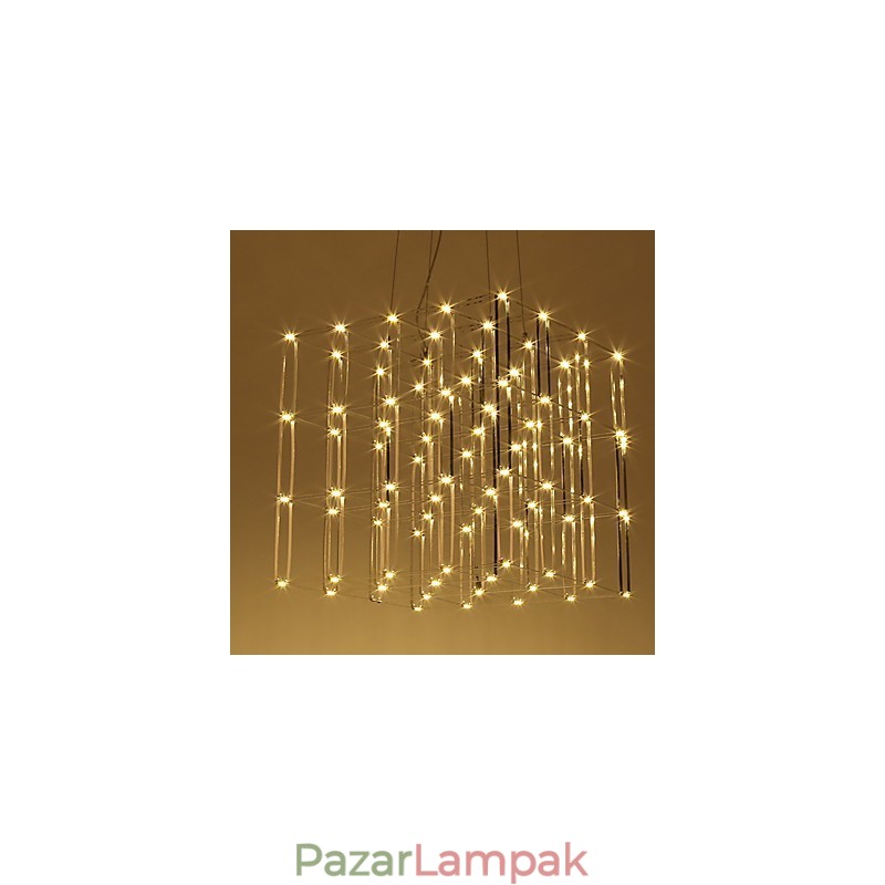 Modern csillárfény rozsdamentes acél lámpa padlásvilágítás