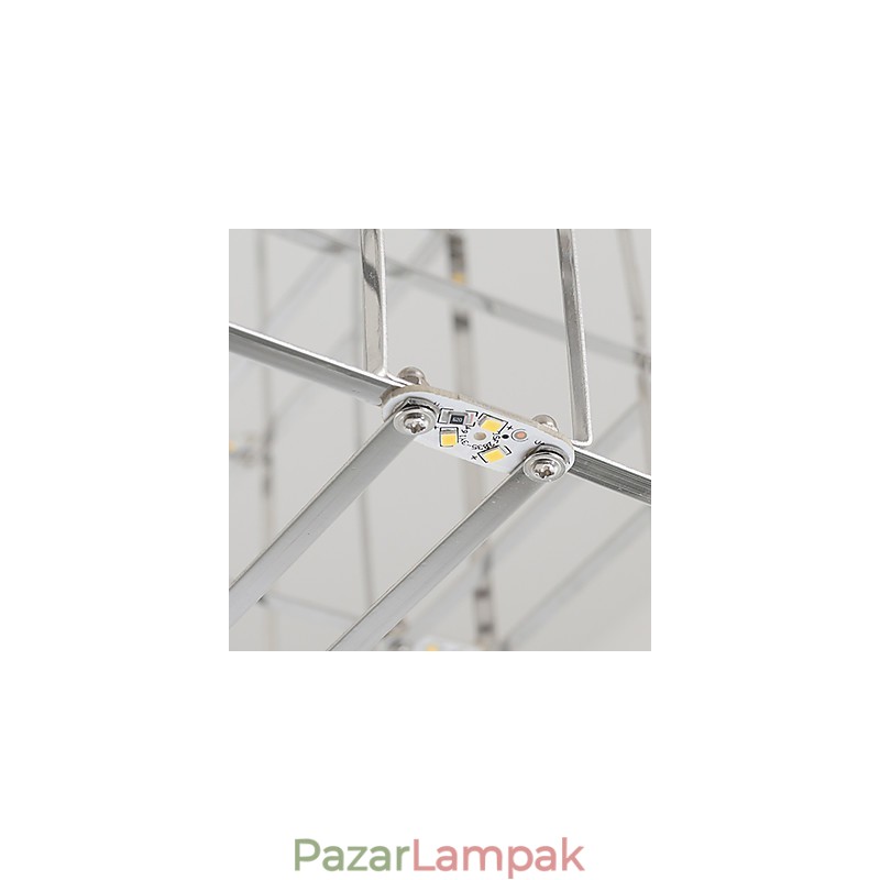 Modern csillárfény rozsdamentes acél lámpa padlásvilágítás