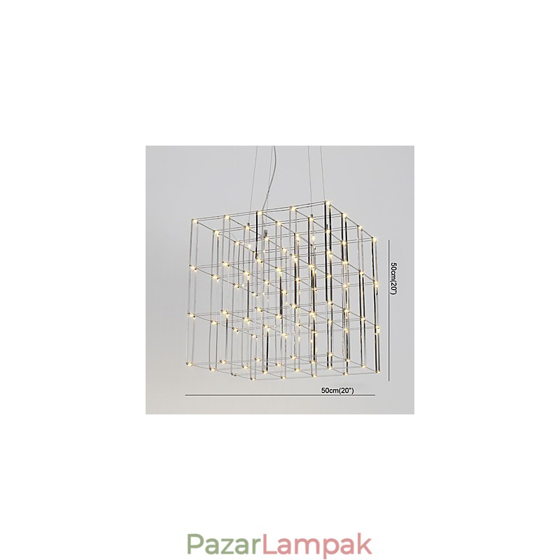 Modern csillárfény rozsdamentes acél lámpa padlásvilágítás