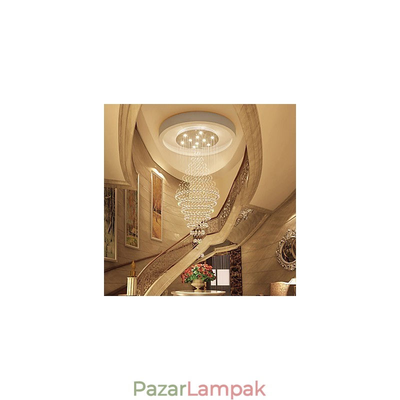Kortárs kristály mennyezeti függőlámpa Modern csillár otthoni függő világítás csillár lámpák lámpatestek