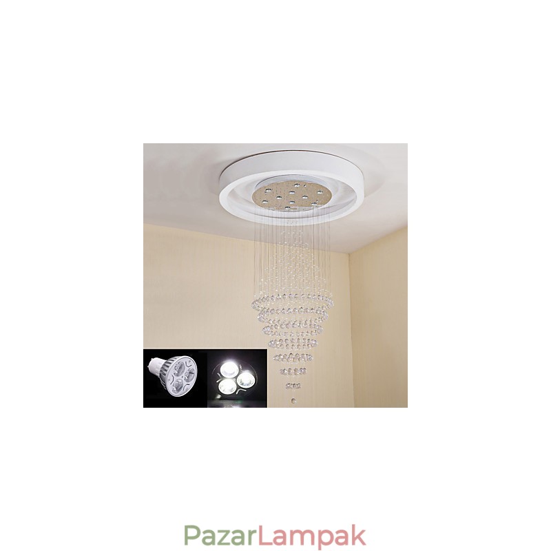 Kortárs kristály mennyezeti függőlámpa Modern csillár otthoni függő világítás csillár lámpák lámpatestek