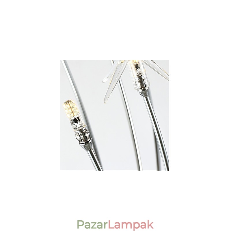 Modern, modern króm funkció mini stílusú tervezőknek Fém gyerekcsillár