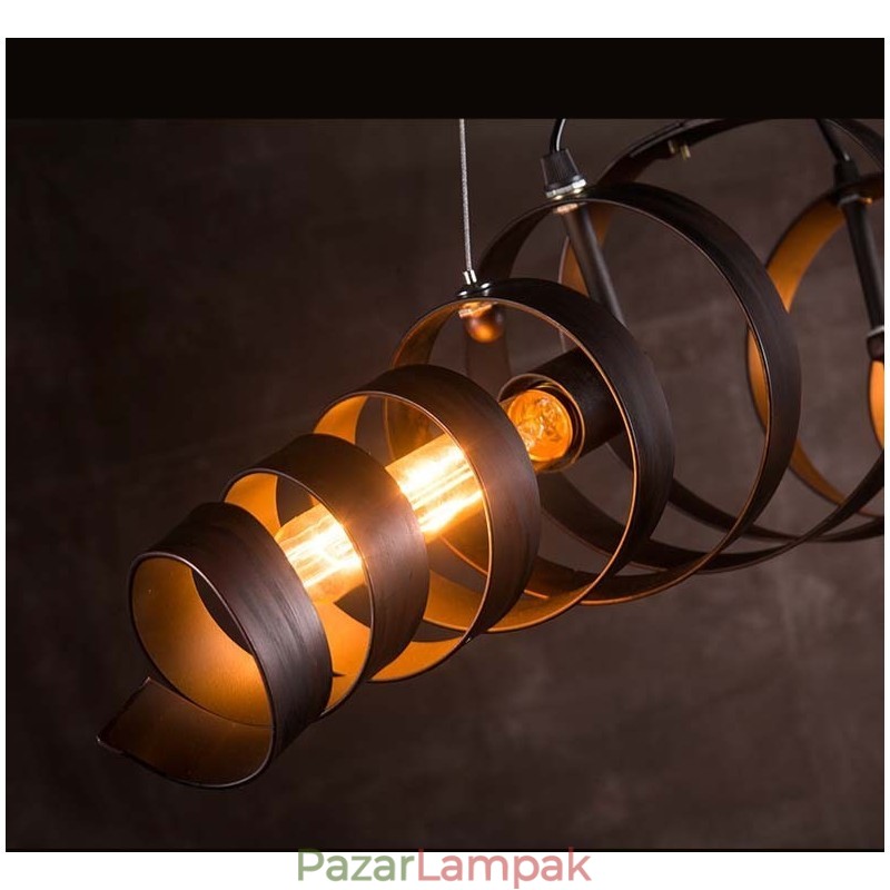 Retro vas lámpa Modern minimalista ipari stílusú csillár