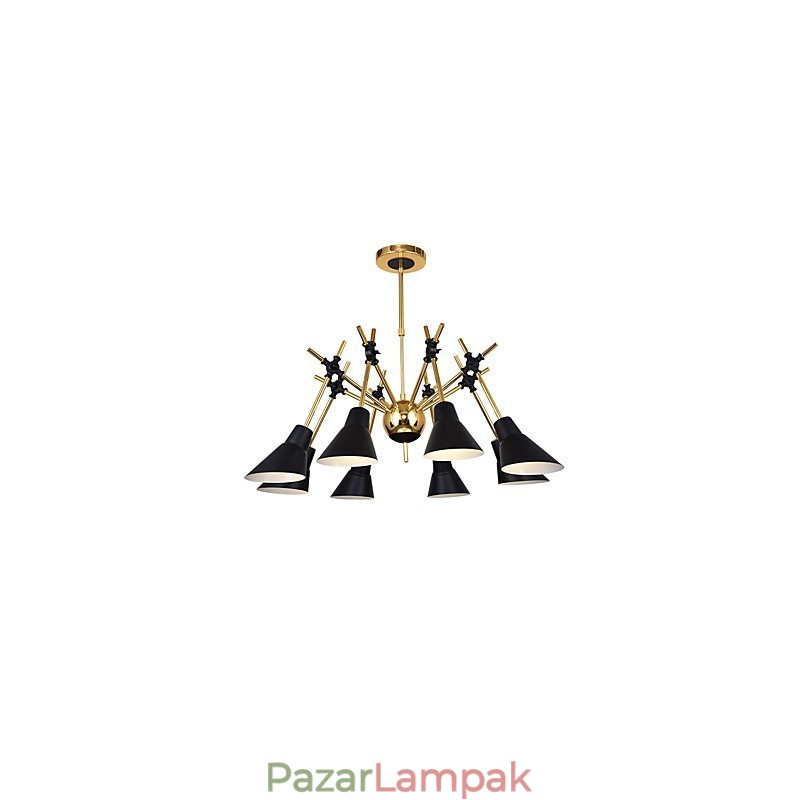 Személyre szabott, állítható irányú Art csillár lámpa csillár N