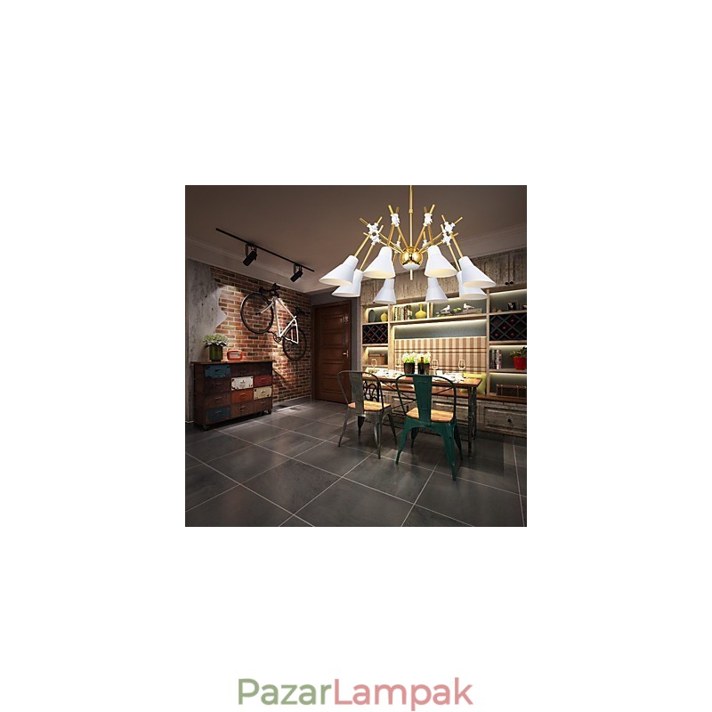 Személyre szabott, állítható irányú Art csillár lámpa csillár N