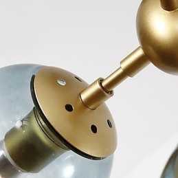 Twenty_one Light posztmodern európai stílusú Modo fém üveg függőlámpa az előcsarnok díszítése ipari csillár lámpa