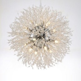 Firework Globe Dandelion Chrome jellemző kristály fém csillár
