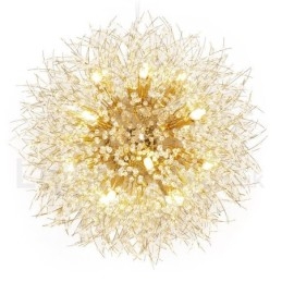 Firework Globe Dandelion Chrome jellemző kristály fém csillár