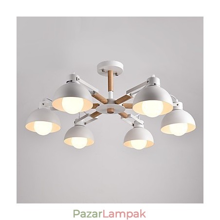 Hagyományos klasszikus rusztikus Lodge vintage retro festés mini stílusú fémcsillárhoz