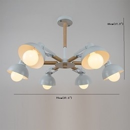 Hagyományos klasszikus rusztikus Lodge vintage retro festés mini stílusú fémcsillárhoz