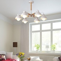 Hagyományos klasszikus rusztikus Lodge vintage retro festés mini stílusú fémcsillárhoz