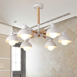 Hagyományos klasszikus rusztikus Lodge vintage retro festés mini stílusú fémcsillárhoz