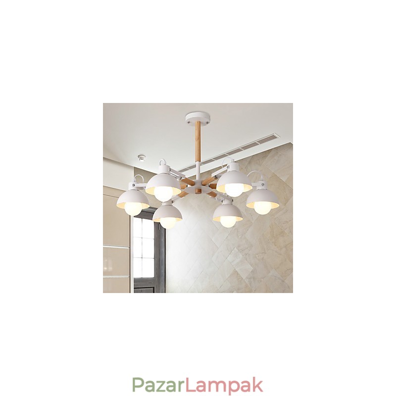 Hagyományos klasszikus rusztikus Lodge vintage retro festés mini stílusú fémcsillárhoz