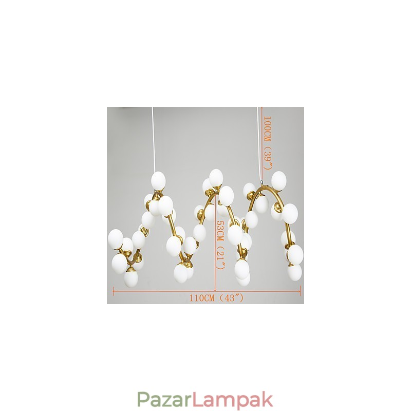 Személyre szabott Art csillár lámpák