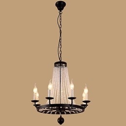 8 fényű csillár modern kortárs hagyományos klasszikus rusztikus páholy szüreti retro lámpás dob ország sziget földgömb tál