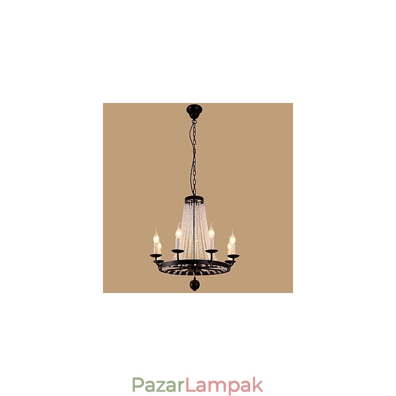 8 fényű csillár modern kortárs hagyományos klasszikus rusztikus páholy szüreti retro lámpás dob ország sziget földgömb tál