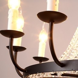 8 fényű csillár modern kortárs hagyományos klasszikus rusztikus páholy szüreti retro lámpás dob ország sziget földgömb tál