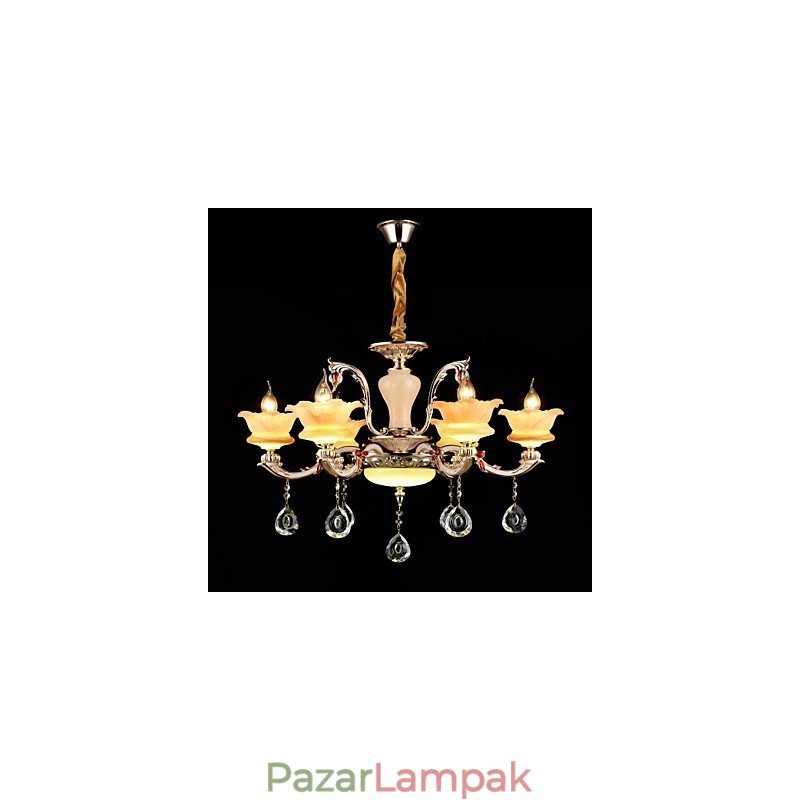 Modern, modern, hagyományos, klasszikus cinkötvözet funkció a kristály mini stílusú fém függőlámpához