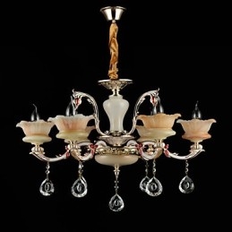 Modern, modern, hagyományos, klasszikus cinkötvözet funkció a kristály mini stílusú fém függőlámpához