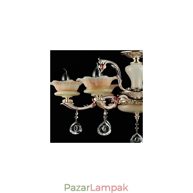 Modern, modern, hagyományos, klasszikus cinkötvözet funkció a kristály mini stílusú fém függőlámpához