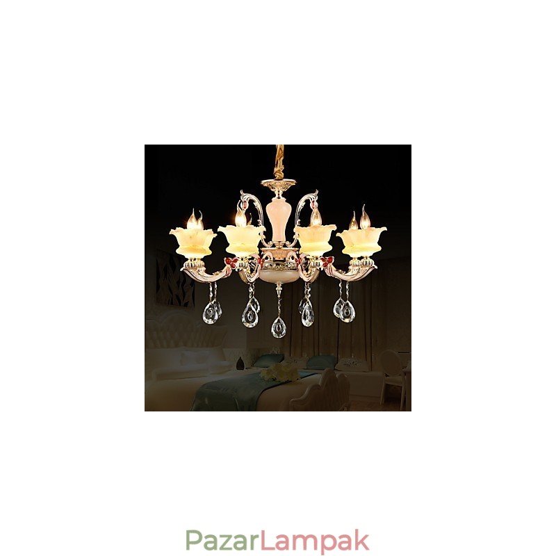 Modern, modern, hagyományos, klasszikus cinkötvözet funkció a kristály mini stílusú fém függőlámpához