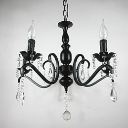 Újdonság Világítások Európai Stílusú Kovácsoltvas Lámpa Eredetiség Egyéniség Dekoráció Gyertya Lámpa Csillár