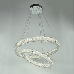 Beltéri kristálycsillár modern függesztékes mennyezeti lámpa szabályozható világító lámpa távirányítóval