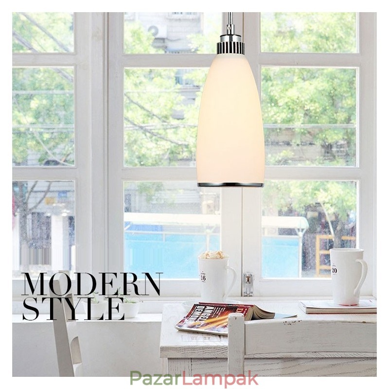1 Light Modern, modern, integrált fém függőlámpa