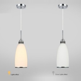 1 Light Modern, modern, integrált fém függőlámpa