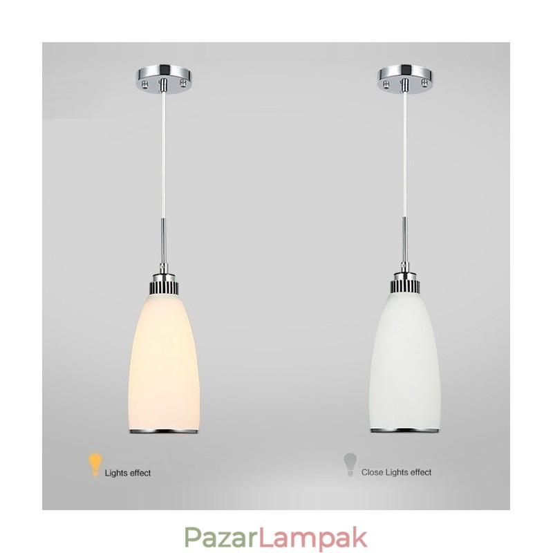 1 Light Modern, modern, integrált fém függőlámpa