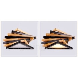 1 Light Wood Modern, kortárs függőlámpa fa ernyővel