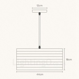 1 Light Wood Modern, kortárs függőlámpa fa ernyővel