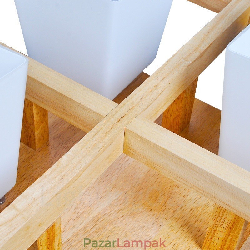 4 könnyű, modern, süllyesztett mennyezeti lámpa üvegernyővel