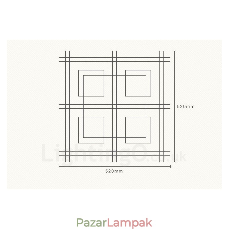 4 könnyű, modern, süllyesztett mennyezeti lámpa üvegernyővel