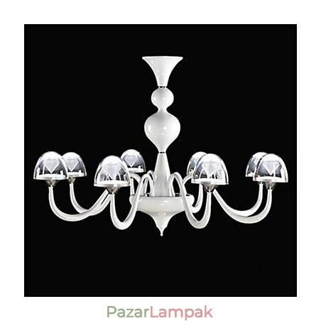 Modern minimalista kreatív kristály gombás medál 8 Modern minimalista kreatív kristály gombás medál 8