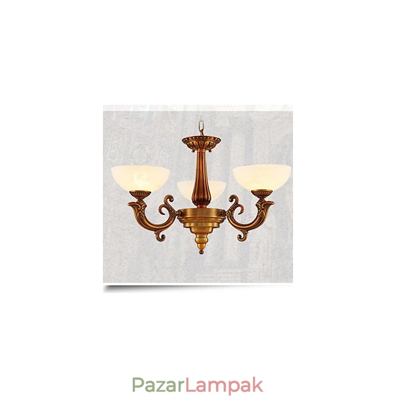 A kínai stílusú márvány lámpa csillár Full Copper lámpa csillár