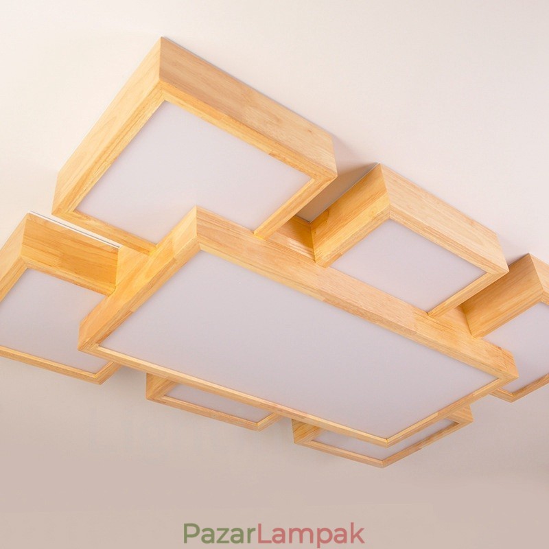 6 Modern, modern skandináv stílusú, süllyesztett mennyezeti lámpa akril ernyővel