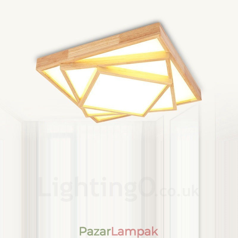 Modern, modern skandináv stílusú, süllyesztett mennyezeti lámpák akril árnyékolással
