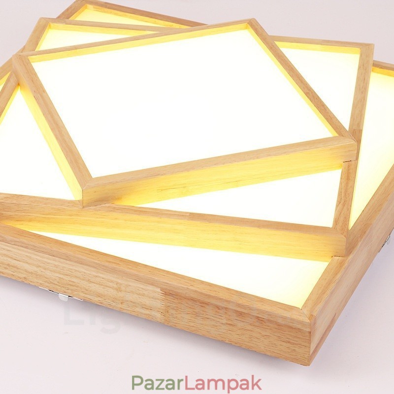 Modern, modern skandináv stílusú, süllyesztett mennyezeti lámpák akril árnyékolással