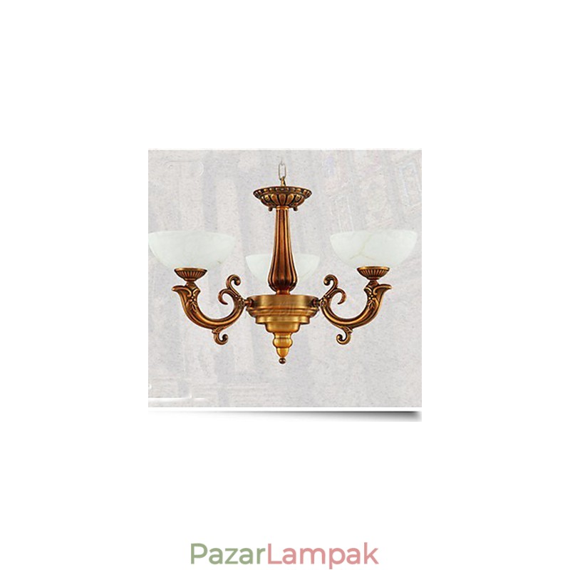 A kínai stílusú márvány lámpa csillár Full Copper lámpa csillár