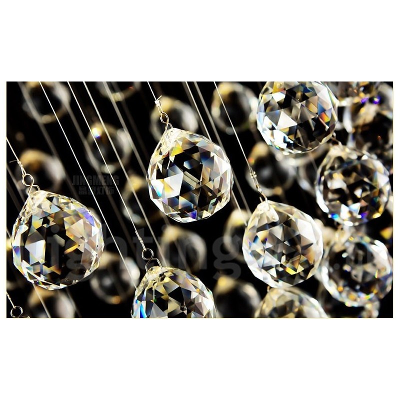 Modern kristály mennyezeti függőlámpa beltéri csillár lámpatestek