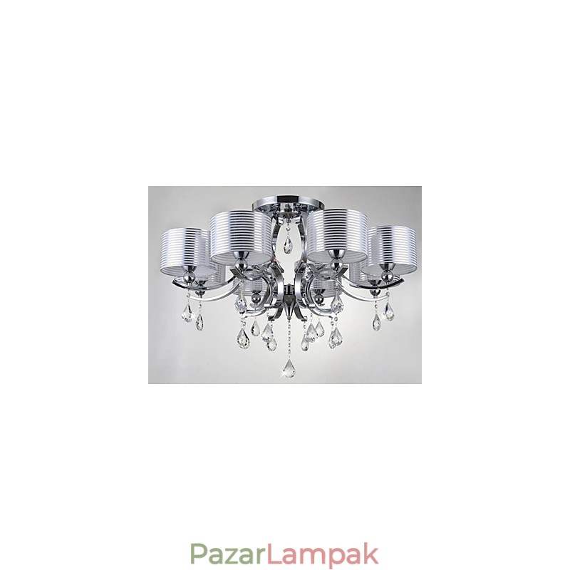 Modern K9 kristálycsillár 8 lámpák