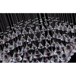 7 lámpa Modern kristály mennyezeti függőlámpa beltéri csillár világító lámpák lámpatestek