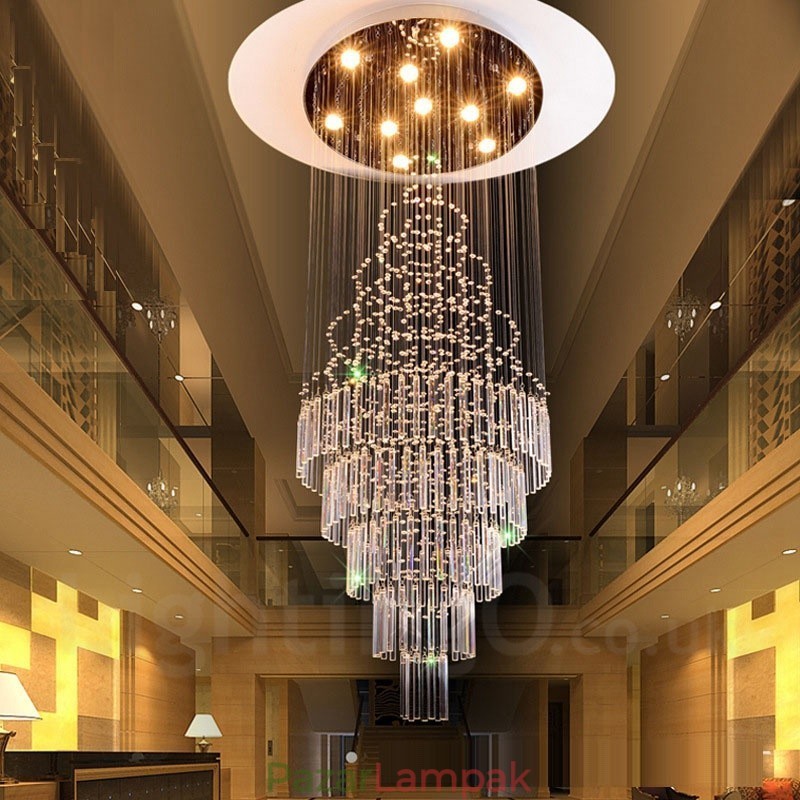 10 lámpa Modern kristály mennyezeti függőlámpa beltéri csillár világító lámpák lámpatestek