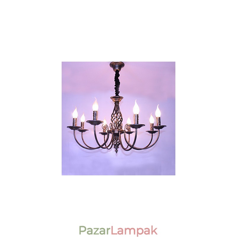 Retro tervezők gyertya stílus Egyéb fém csillár