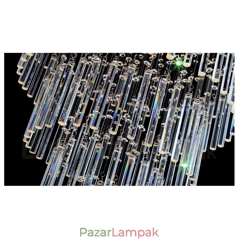 10 lámpa Modern kristály mennyezeti függőlámpa beltéri csillár világító lámpák lámpatestek