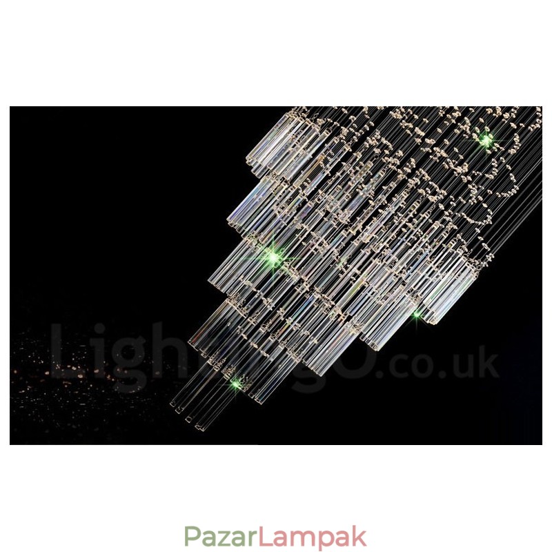 10 lámpa Modern kristály mennyezeti függőlámpa beltéri csillár világító lámpák lámpatestek