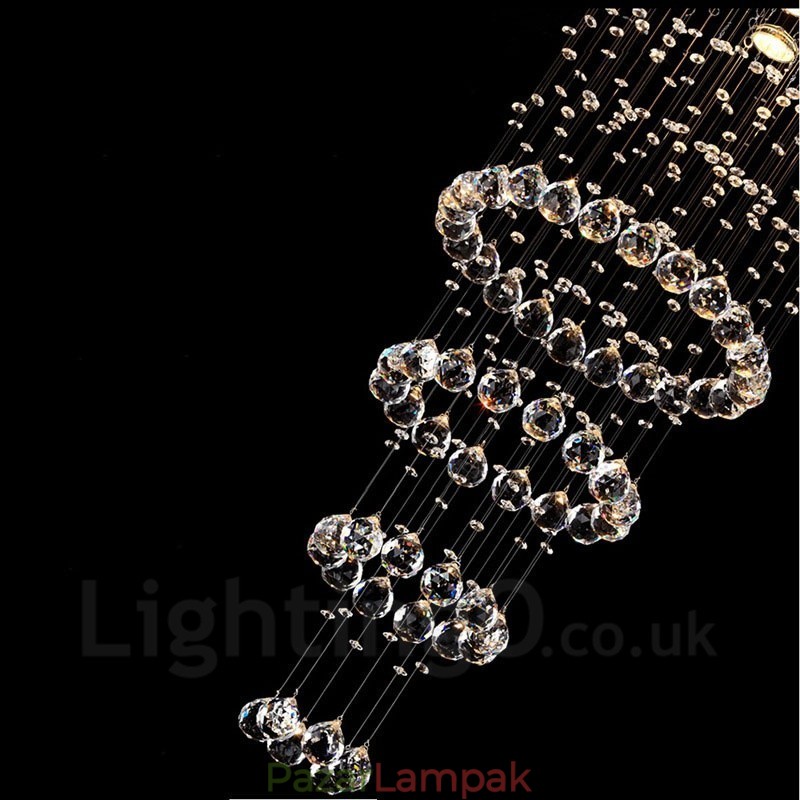 5 lámpa Modern kristály mennyezeti függőlámpa beltéri csillár világító lámpák lámpatestek