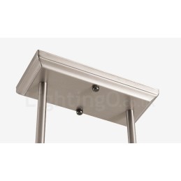 3 lámpa Modern króm függőlámpa beltéri csillár otthoni függő lámpatestek üveg ernyőkkel